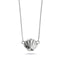 Plage | Argent sterling .925 | Collier fermoir infini coquillage cristal